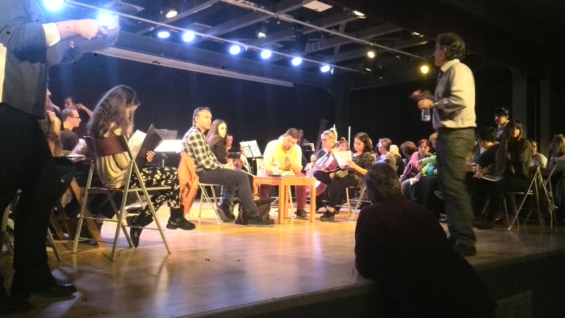 Πρόβα στο θέατρο